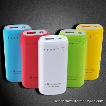 Hotsale Portable 5200mAh Mobile Power Bank for Digital Products
